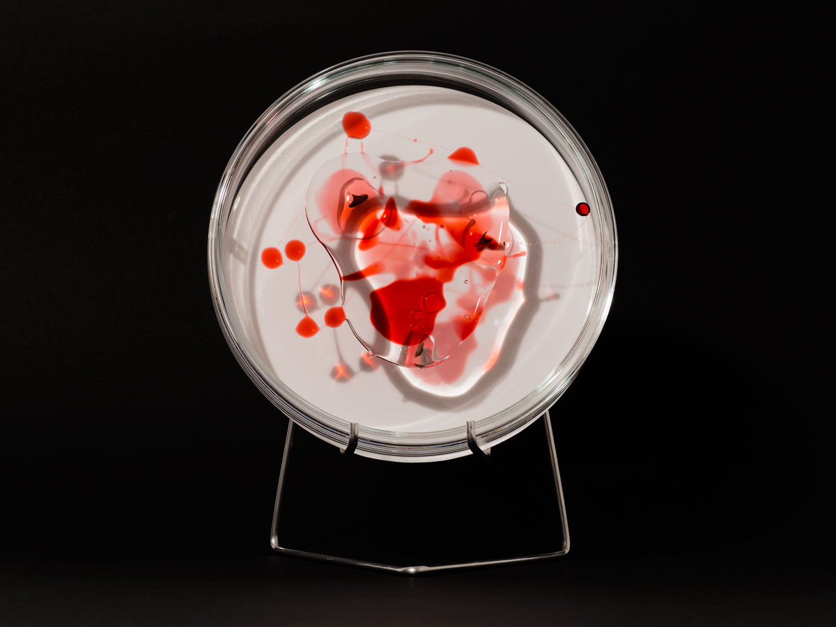 ANJA ASCHE - matter and light no.3, object art, mixed media