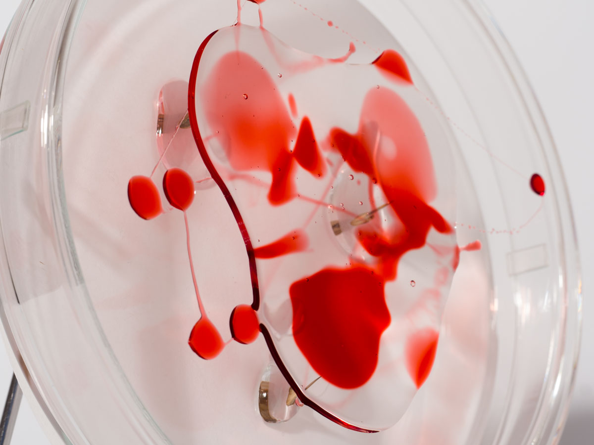 ANJA ASCHE - matter and light no.3, object art, small scale sculpture, detail