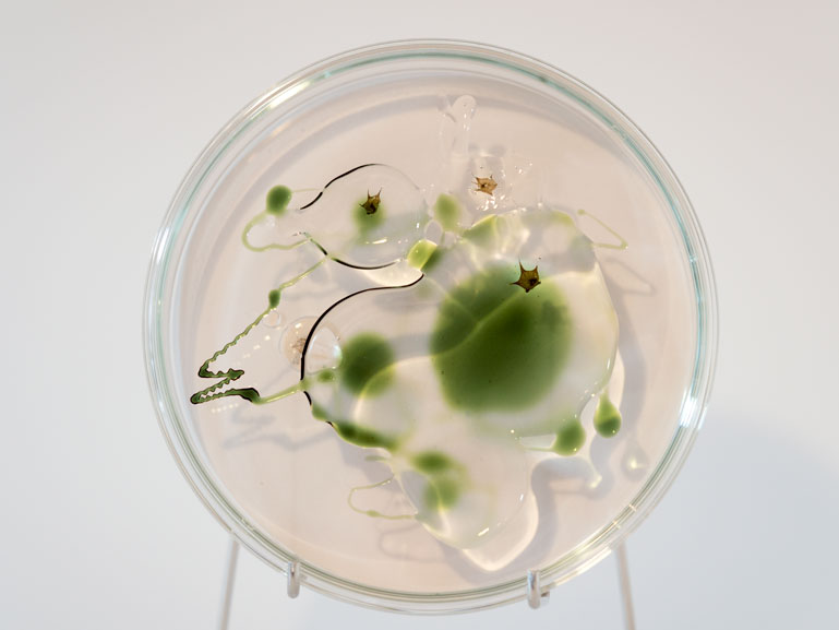 ANJA ASCHE - matter and light no.1, object art, detail mixed media
