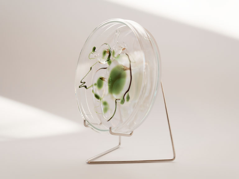ANJA ASCHE - matter and light no.1, object art, mixed medi