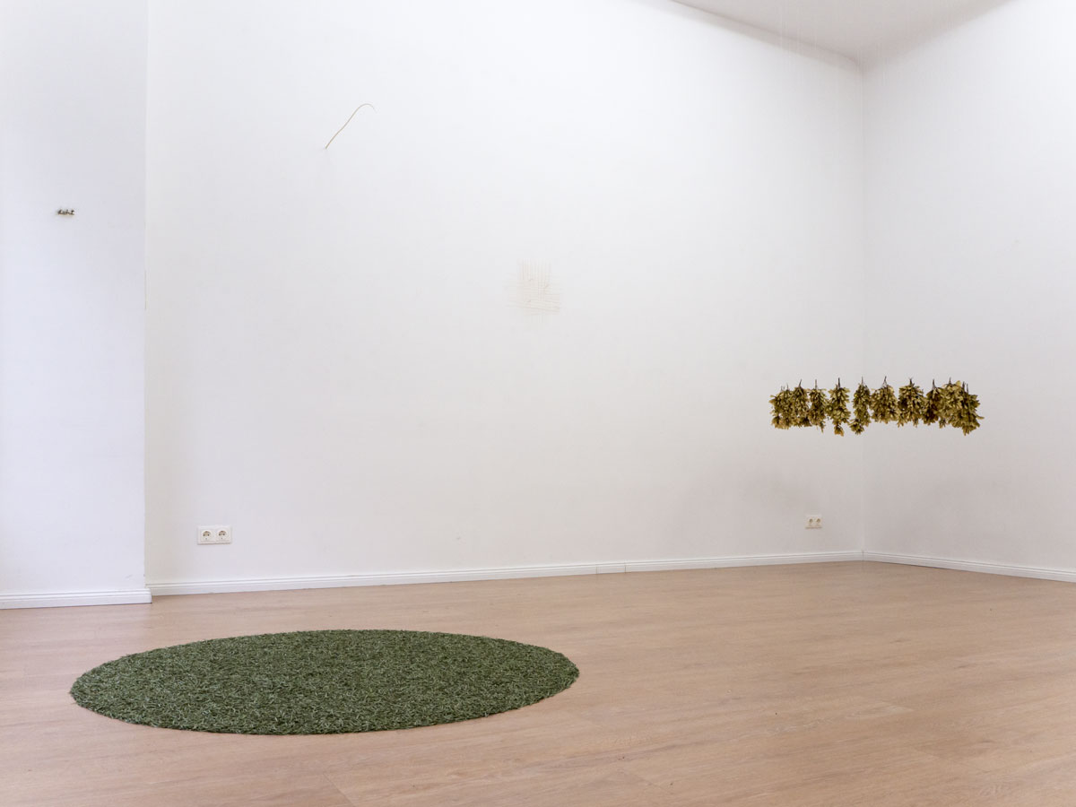 Installationen von ANJA ASCHE, Ausstellungsansicht, Galerie Lite-Haus, Berlin