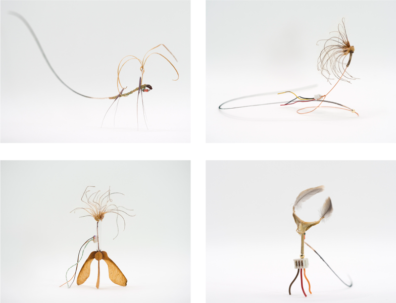 ANJA ASCHE - Bestäubungsdrohnen, Robobees, small scale sculpture, objectart