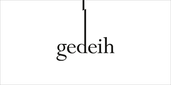 Einladungskarte, gedeih, Gruppenausstellung der Künstlergruppe DIE SAAT und Gast mit Anja Asche, Nadja Schüller-Ost, Marcus Lichtmannegger in der Galerie DAS LABOR in Berlin Neukölln