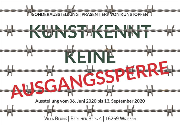ANJA ASCHE. Sonderausstellung in der Villa Blunk – Kunst kennt keine Ausgangssperre