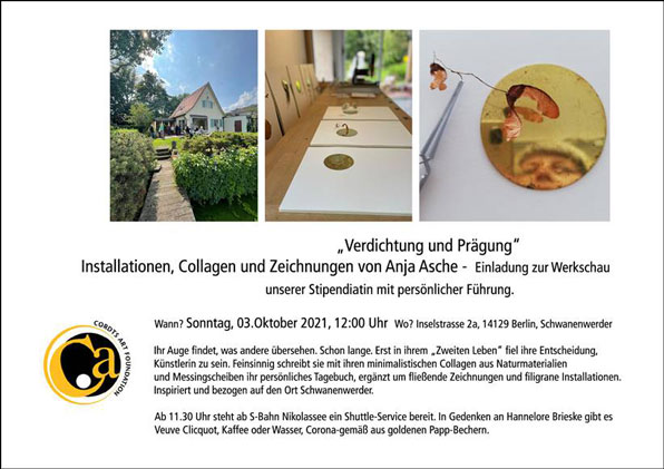 ANJA ASCHE. Werkschau, Ausstellung, Exhibition,Cordts Art Foundation, Female Artist, installation, drawings, collages
